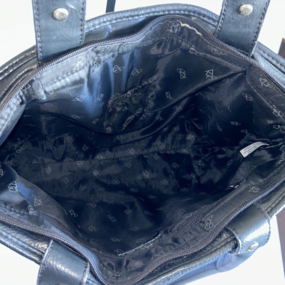Aldo Black Soft Faux Leather Tote Bag - Picture 14 of 16